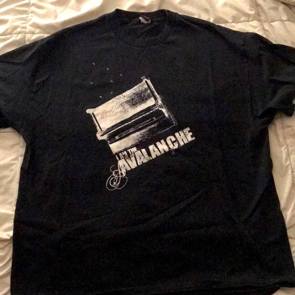 I Am The Avalanche Falling Piano Band Tee Shirt